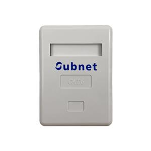 کیستون باکس شبکه تک پورت یوبی نت Cat6 UTP