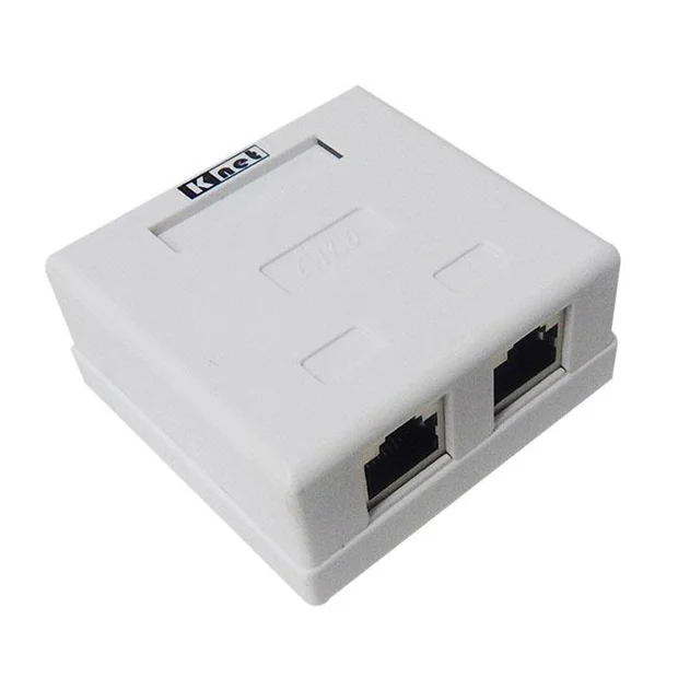 کیستون باکس شبکه دو پورت یوبی نت Cat6 UTP
